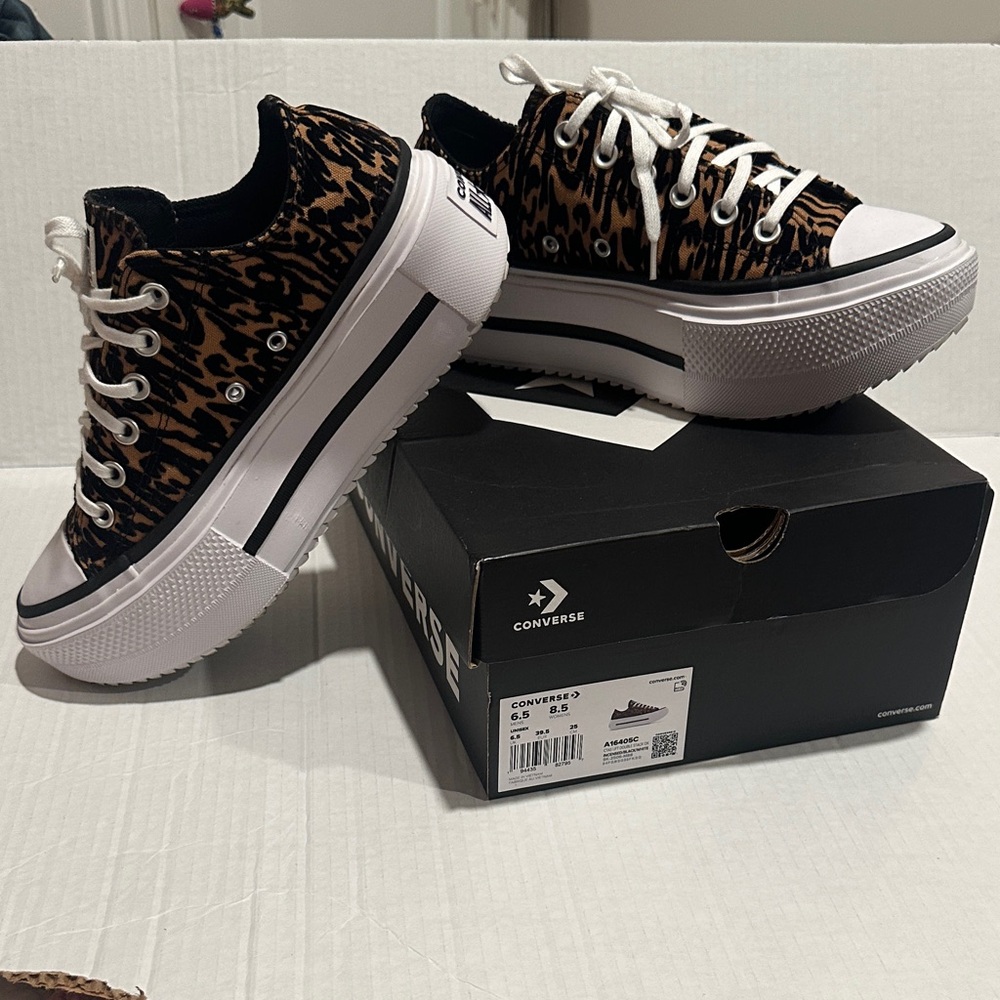 Chuck Taylor All Star Lift Double Stack Platform Leopard